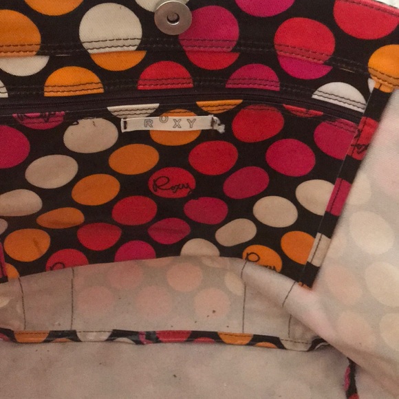 Roxy Coated Canvas Beach tote - Picture 5 of 7